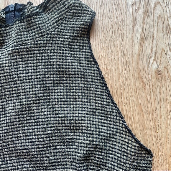 NWT ZARA KHAKI High Collar  tank Top - Small - Picture 8 of 12